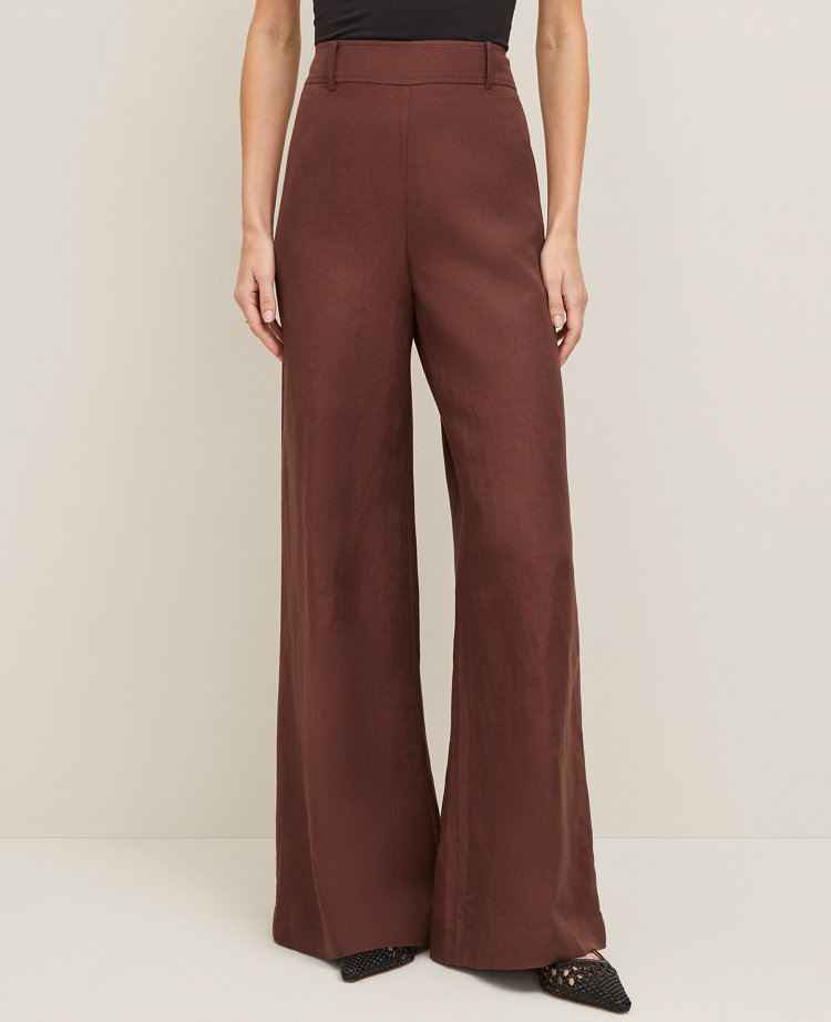 The Palazzo Pant in Linen Blend