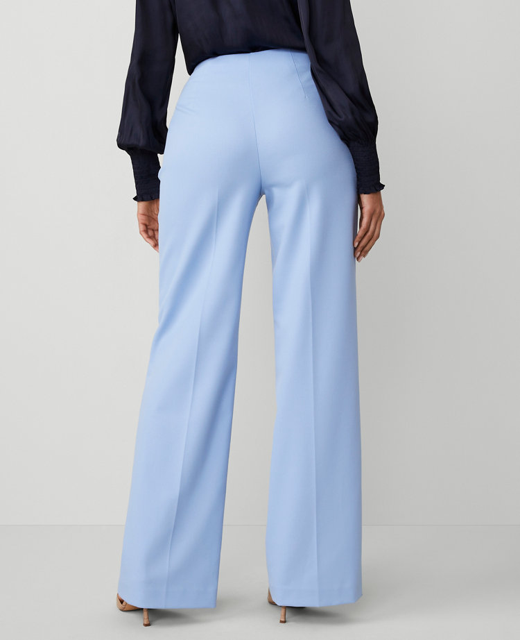 The Petite Button Trim Sailor Wide-Leg Pant — Curvy Fit carousel Product Image 2