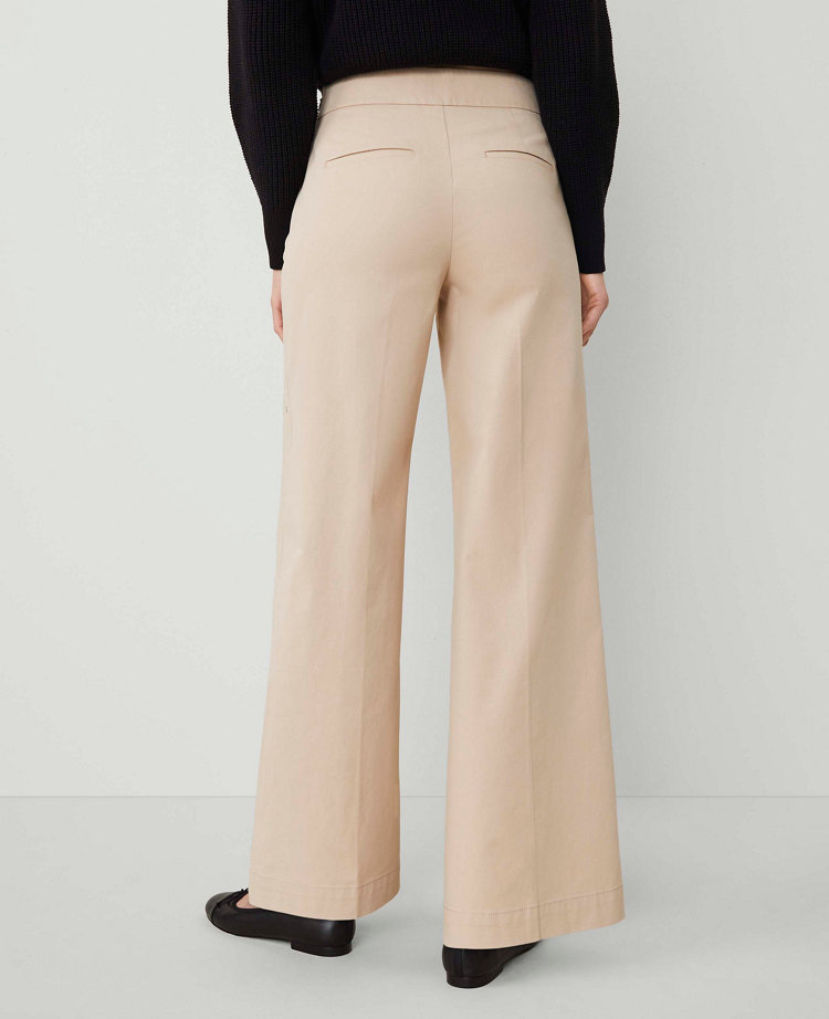 Petite Weekend Collection Wide-Leg Sailor Pant