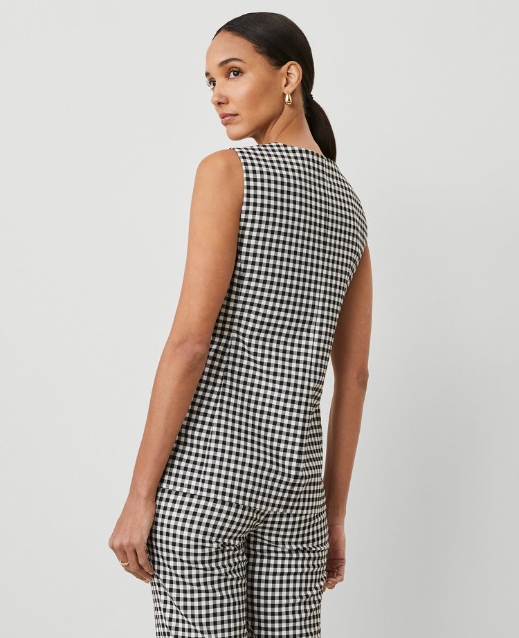 Gingham Vest Top