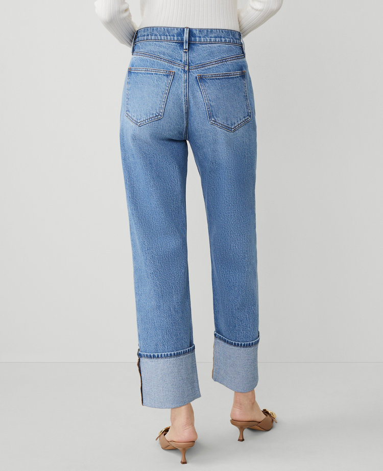 The Petite Cuffed Straight Jean