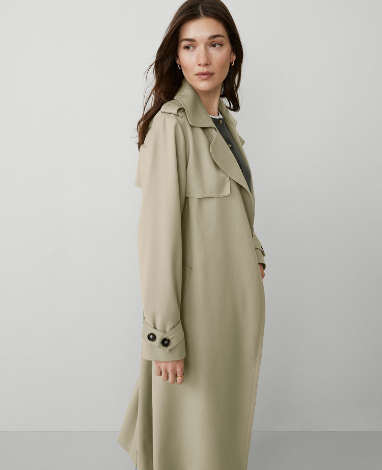 Petite Modern Trench Coat