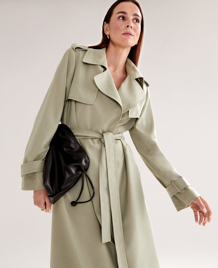 Petite Modern Trench Coat