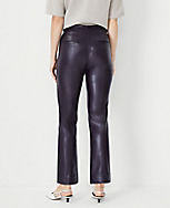 The Seamed Kick Crop Pant in Faux Leather carousel Product Image 2