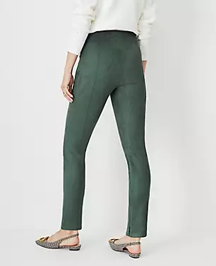The Audrey Ankle Pant in Faux Suede carousel Product Image 2