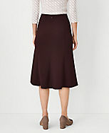 The Seamed Flare Pencil Skirt in Fluid Crepe carousel Product Image 2