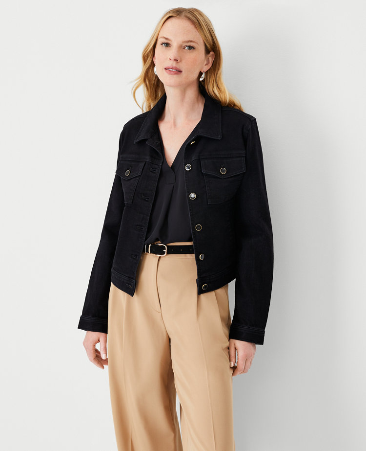 Ann taylor loft jean jacket sale