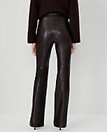 The Seamed Side Zip Trouser Pant in Faux Leather carousel Product Image 2