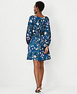 Floral Belted Flare Dress carousel Product Image 2