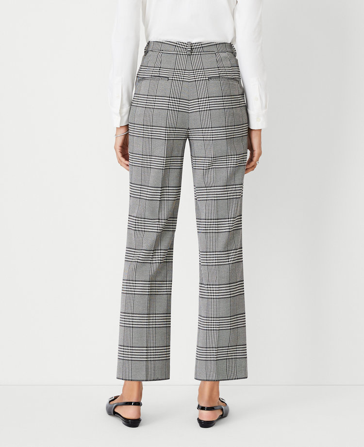 The Plaid Tab Waist Kick Crop Pant