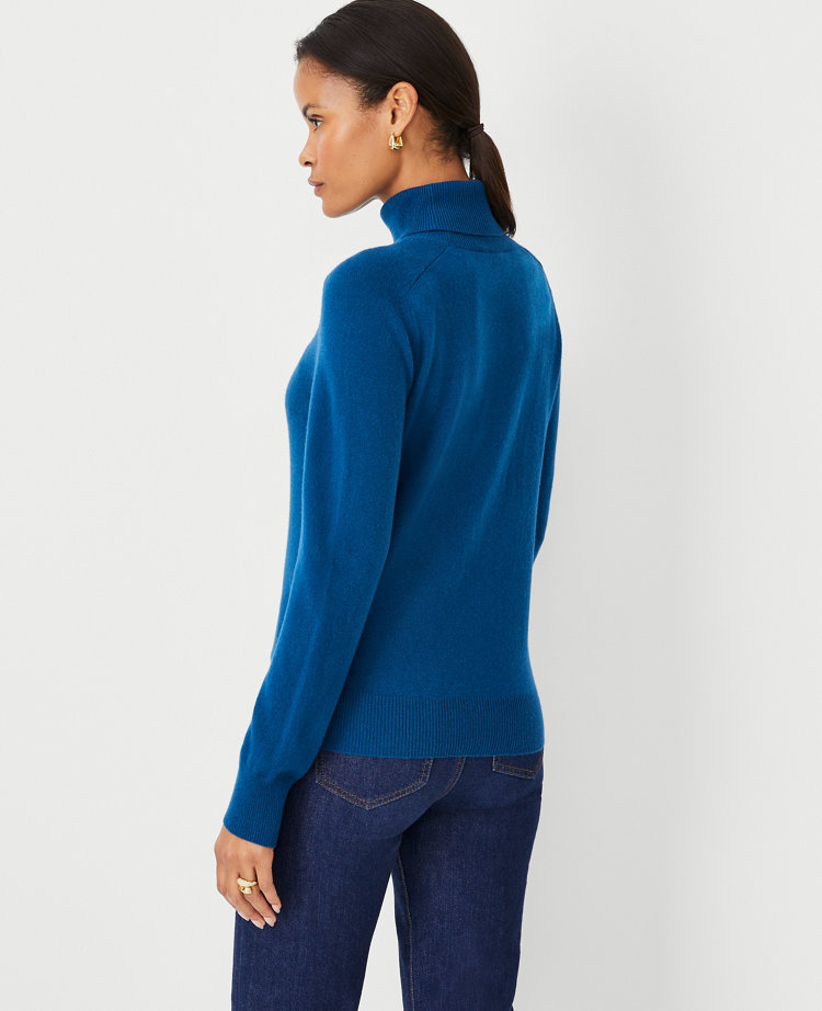 Ann taylor hotsell cashmere turtleneck sweater