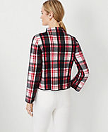 Plaid Relaxed Sweater carousel Product Image 2