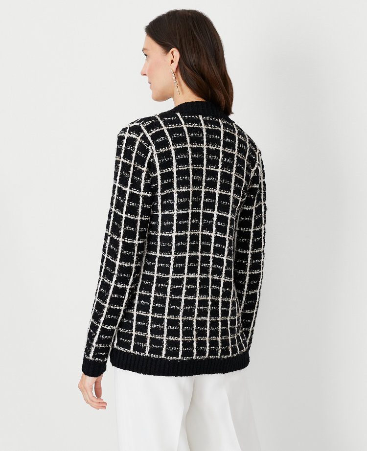 Shimmer Plaid Lady Jacket