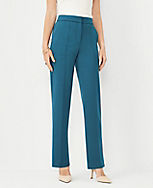 The Petite Pintucked Straight Pant in Double Knit carousel Product Image 1