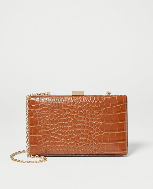Embossed Box Clutch