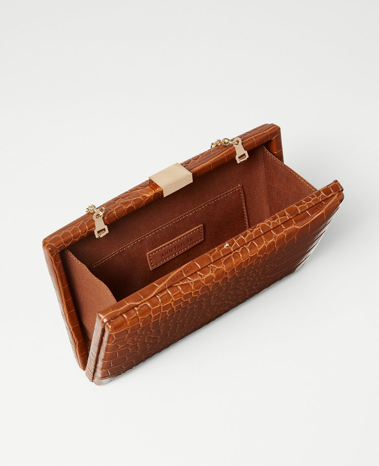 Embossed Box Clutch