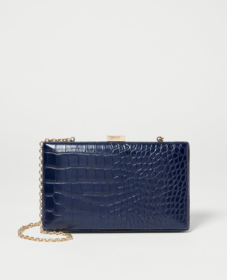 Embossed Box Clutch