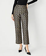 The Flared Ankle Pant in Geo Jacquard carousel Product Image 1