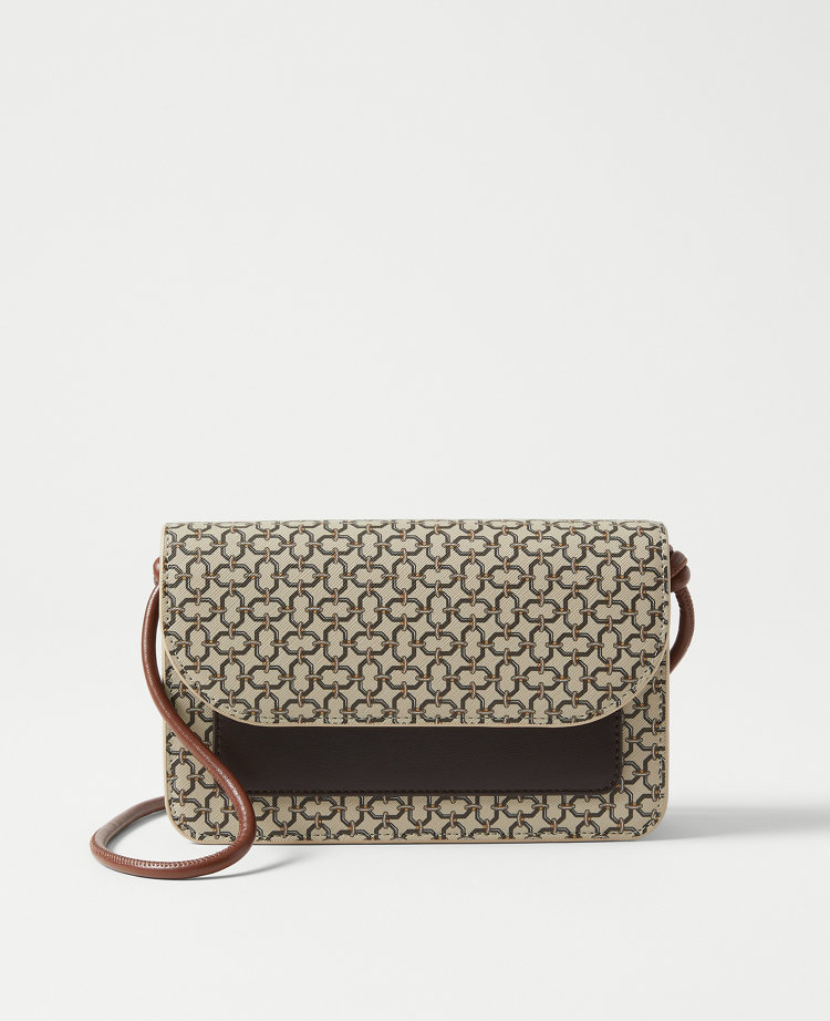 Geo Graphic Crossbody Square Bag