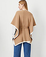 Belted Wrap Poncho carousel Product Image 2