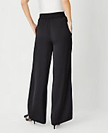 The Easy Wide Leg Pant in Satin carousel Product Image 2