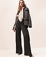 The Easy Wide Leg Pant in Satin carousel Product Image 5