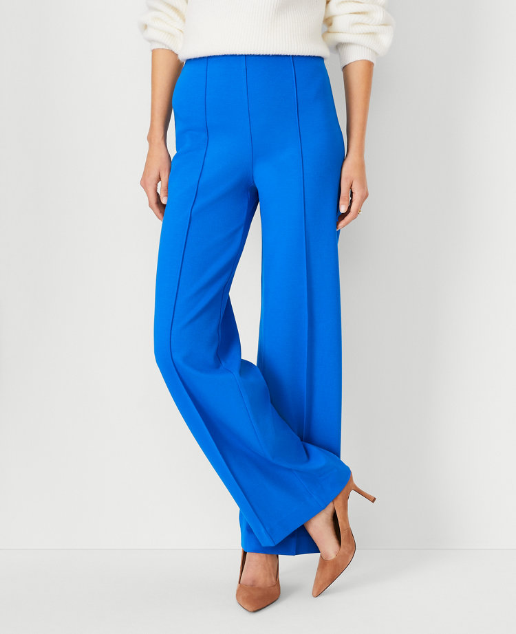 The Side Zip Wide Leg Crop Pant in Twill