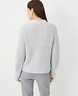 Shimmer Mock Neck Sweater carousel Product Image 2