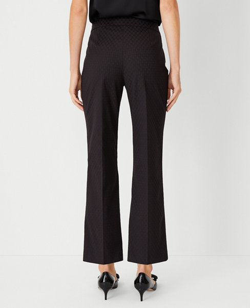 The Flared Ankle Pant in Jacquard