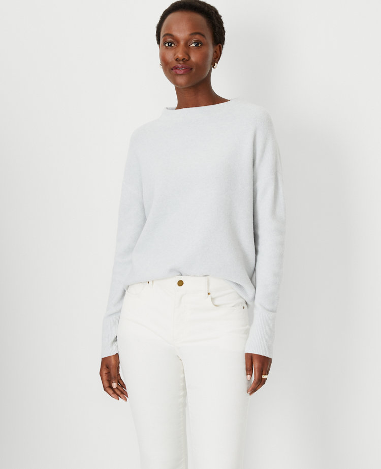 Women's ann taylor crew neck sweater hot sale