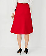 The Flare Skirt in Fluid Crepe carousel Product Image 2