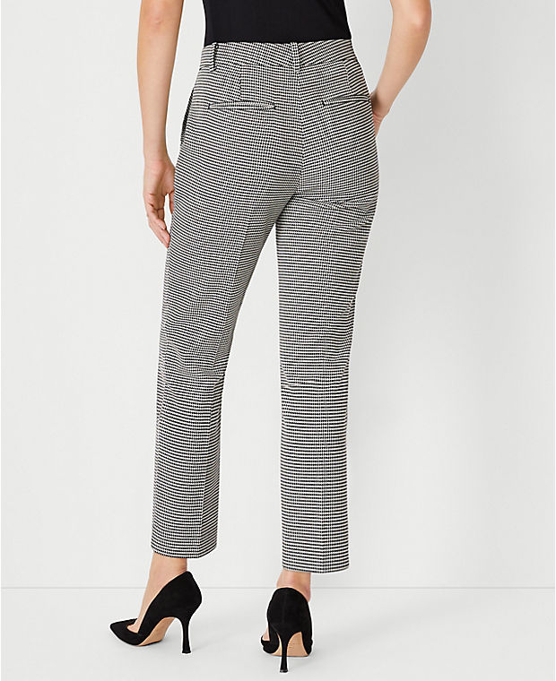 The Tall Mid Rise Eva Ankle Pant in Houndstooth
