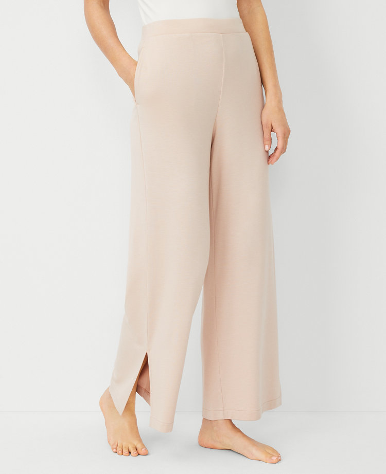 Split Wide Leg Lounge Pant