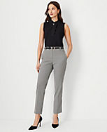 The Petite Mid Rise Eva Ankle Pant in Houndstooth carousel Product Image 3