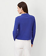 Ribbed Collared Pocket Cardigan carousel Product Image 2