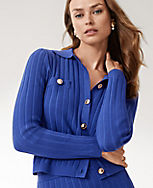 Ribbed Collared Pocket Cardigan carousel Product Image 4