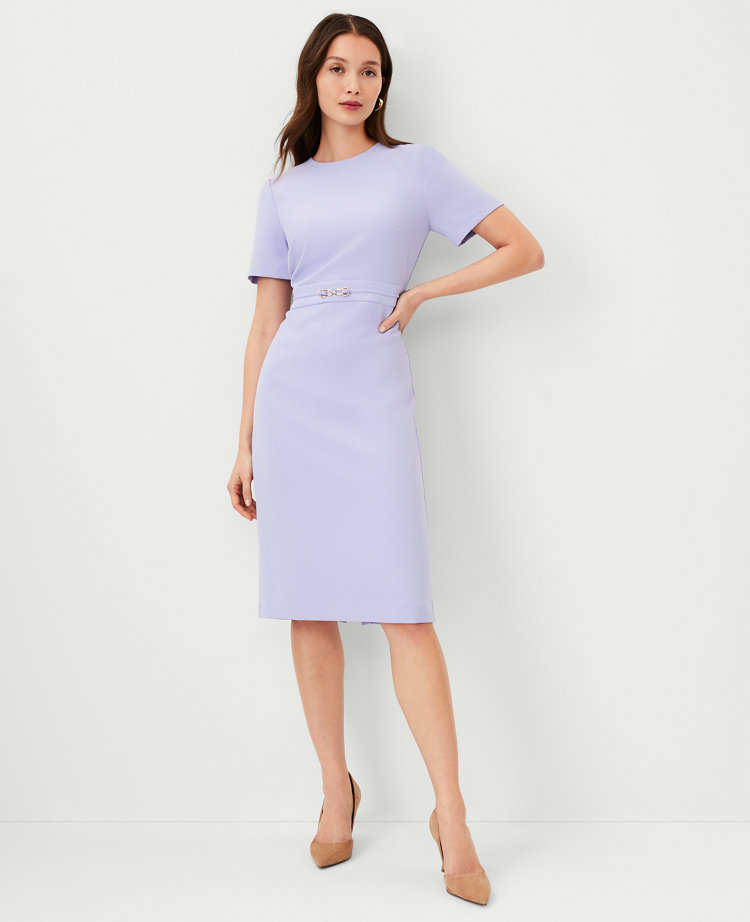 Ann taylor purple clearance dress