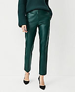 The Eva Ankle Pant in Faux Leather carousel Product Image 1