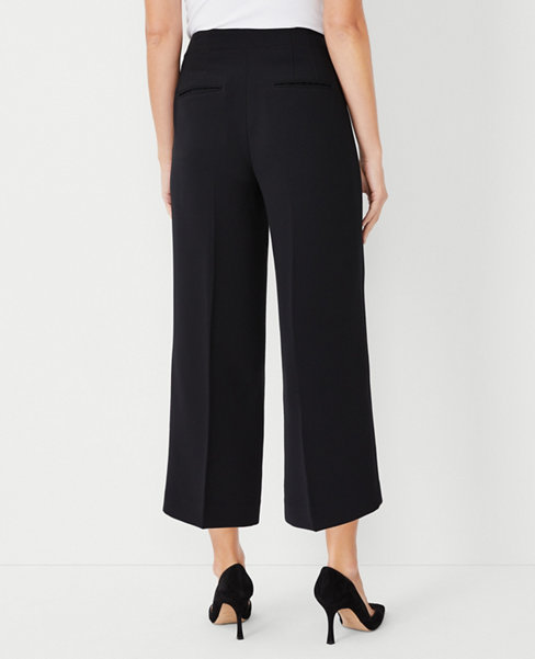 The Wide Leg Crop Pant in Crepe