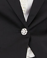 The Petite Tuxedo Blazer in Sateen carousel Product Image 4