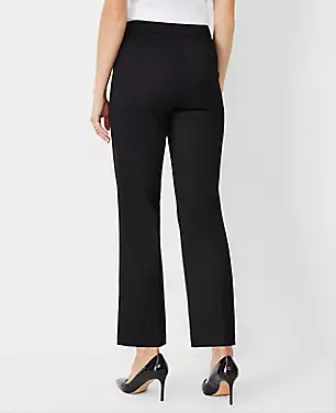 The Tall High Rise Side Zip Flare Ankle Pant in Sateen carousel Product Image 2