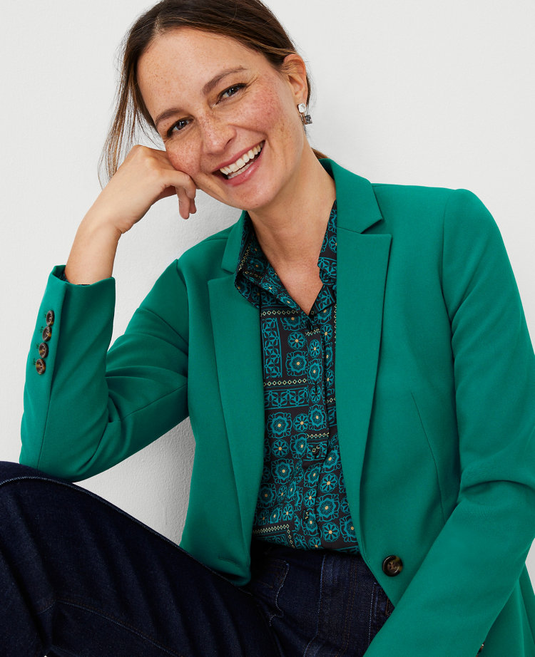 Petite hotsell green blazer