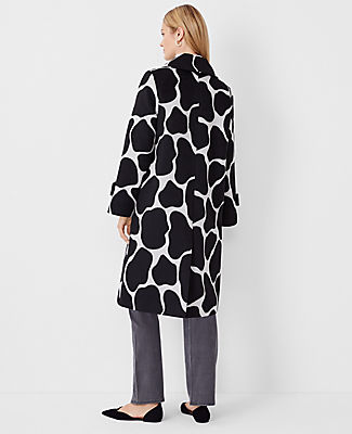 Petite Giraffe Print Mac Coat