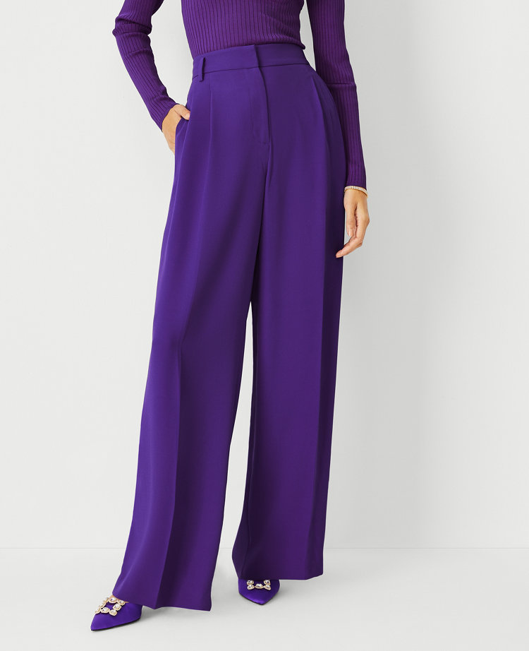 The Wide Leg Pant in Crepe
