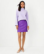 Petite Tweed A-Line Skirt carousel Product Image 3