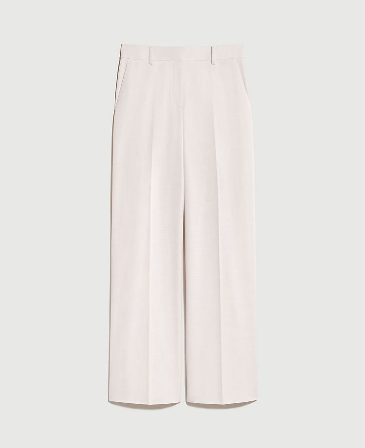 The High Rise Wide Leg Pant in Textured Stretch