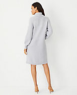 Petite Shimmer Raglan Sleeve Turtleneck Sweater Dress carousel Product Image 2