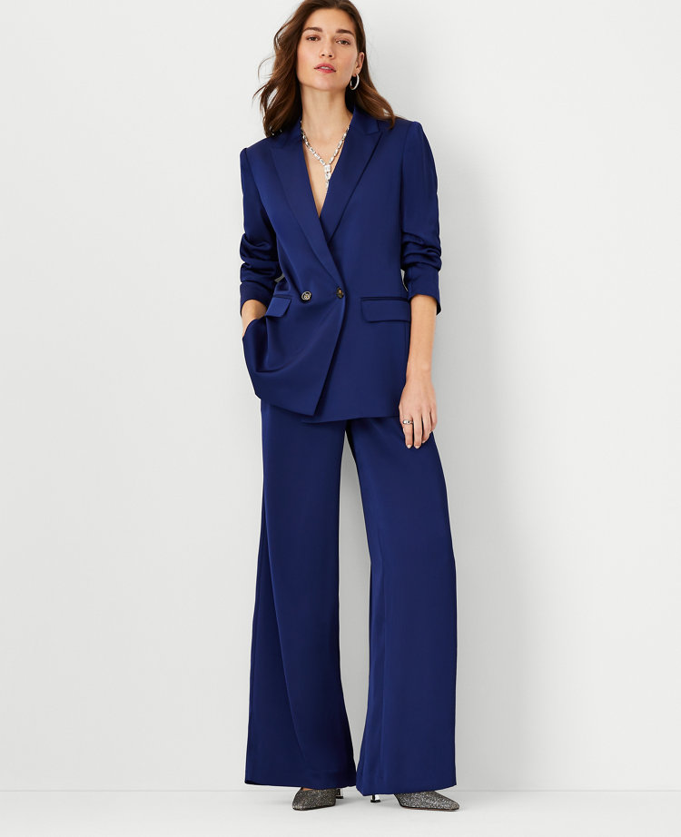 Double breasted Ankle Pantsuit - relaxed fit