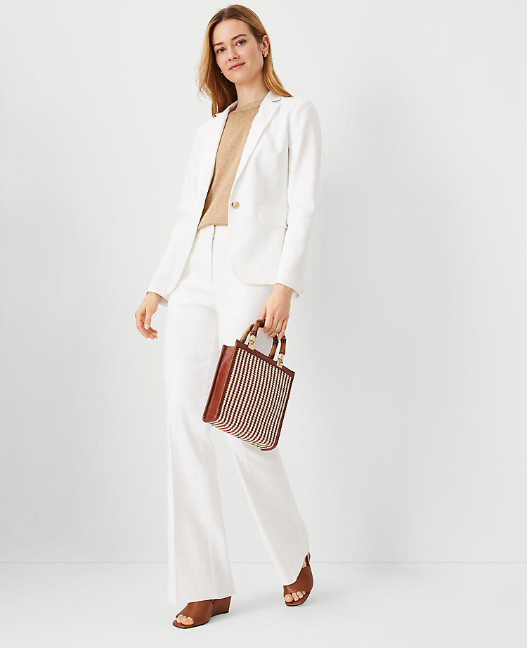 The High Rise Trouser Pant in Linen Blend