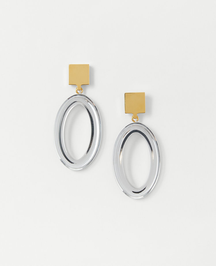 Italian Collection Oval Ring Earrings